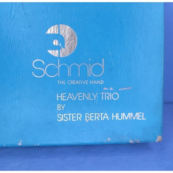 HUMMEL '78 Birthday Plate Christmas Gift 7.25''D Heavenly Trio by Sister Berta - Picture 3 of 12